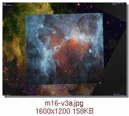 [Eagle Nebula with opaque cold gasses]